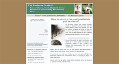 Desktop Screenshot of petbusinesscentral.com
