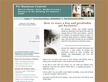 Tablet Screenshot of petbusinesscentral.com